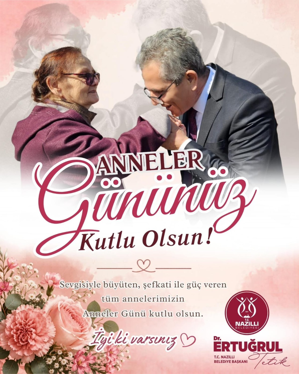 BAŞKAN ERTUĞRUL TETİK'DEN ANNELER GÜNÜ MESAJI