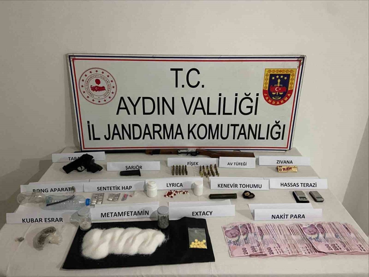 Germencik’te uyuşturucu operasyonu