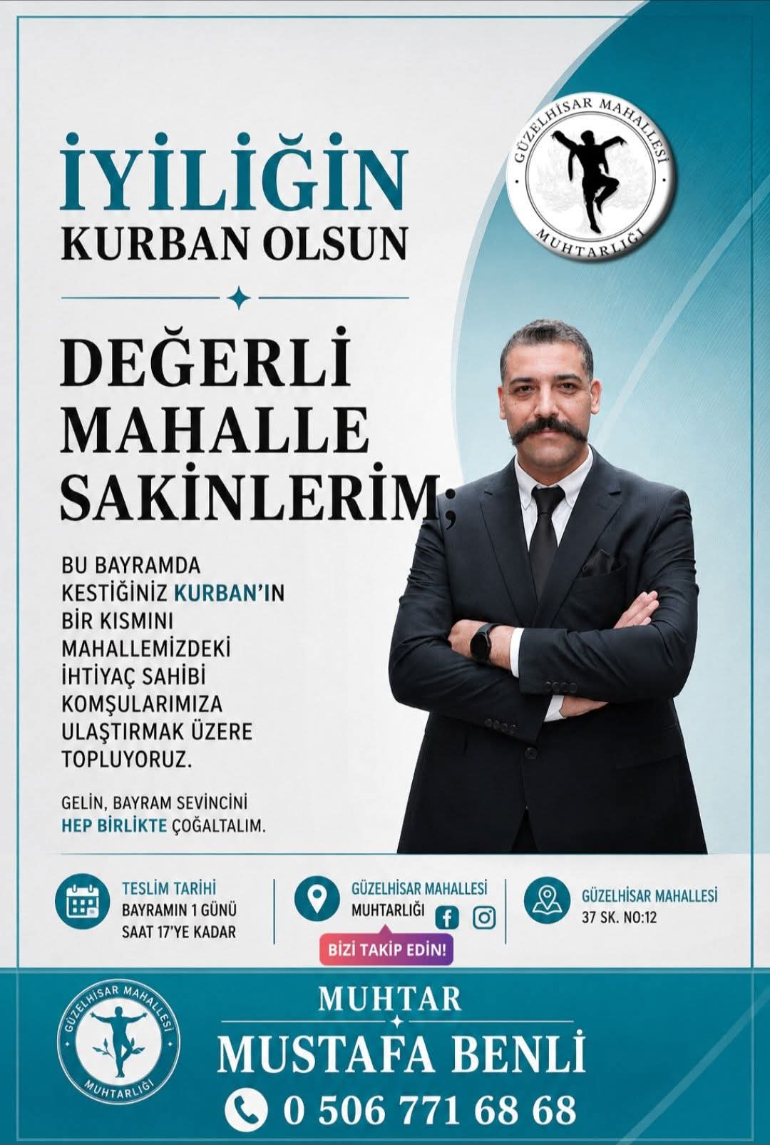Güzelhisar Mahallesi’nde Dayanışma Çağrısı: “İyiliğin Kurban Olsun”