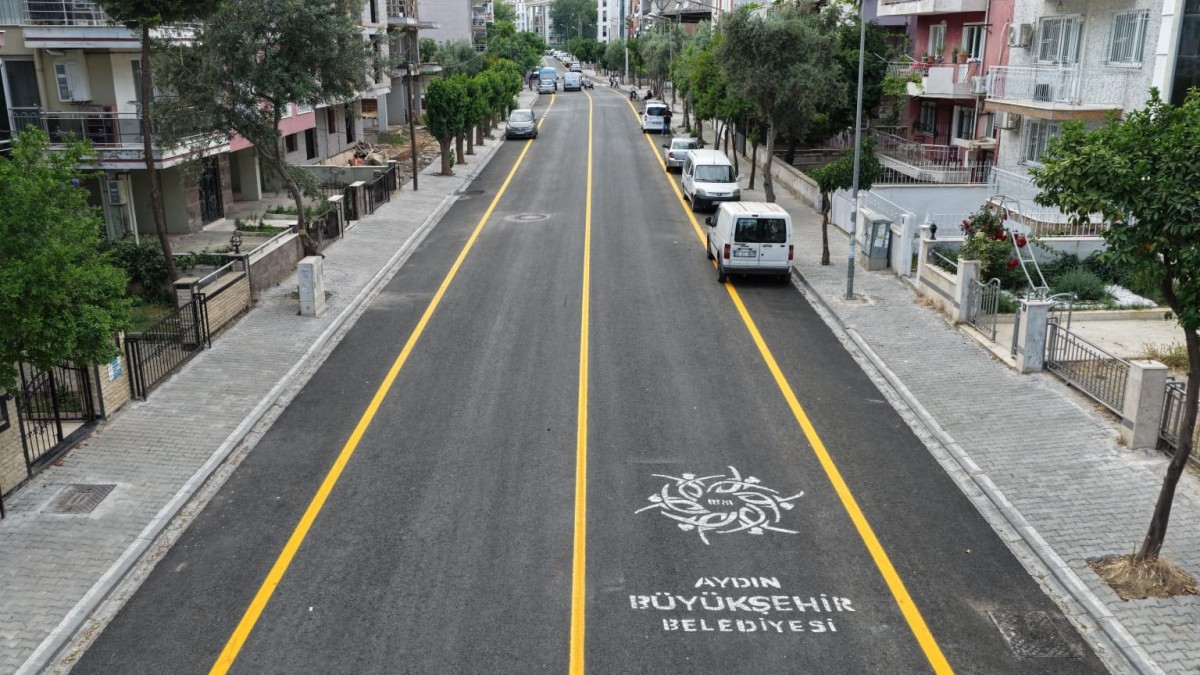 Aydın Büyükşehir Belediye, Fidanlık Cadde'sini Yeniledi