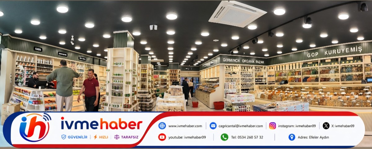 Germencik Organik Pazar’dan Efeler’e Dev Açılış: Yüzlerce Ürün Çeşidiyle Kapılarını Açıyor
