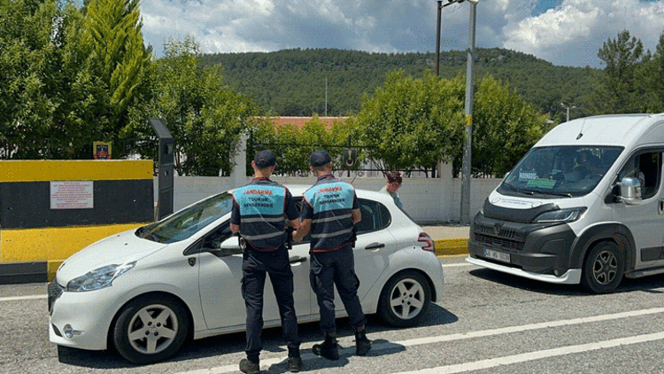 Kurban Bayramı tatili için  toplam 40 bin araç girişi oldu