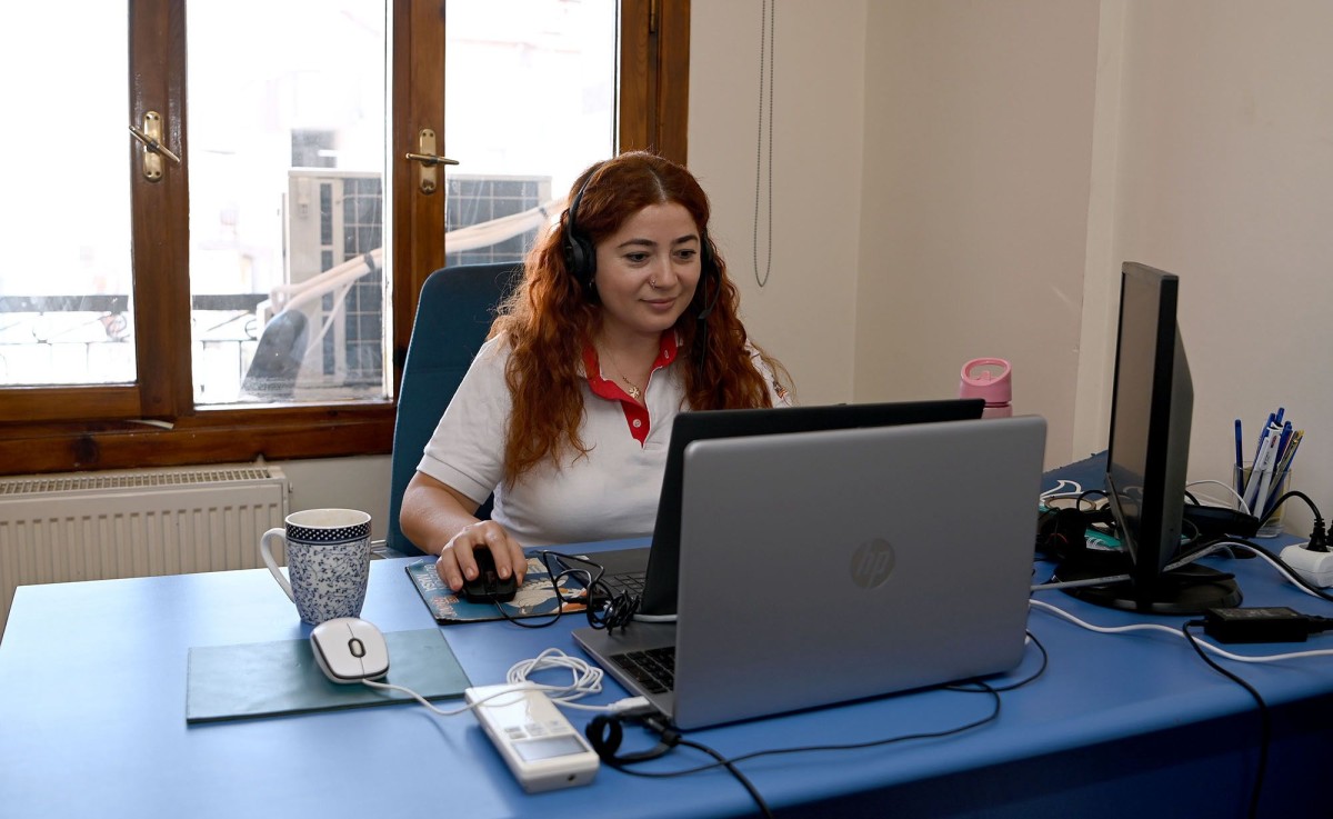 GÜVERCİN MASA KURBAN BAYRAMI'NDA DA KUŞADALILARIN YANINDA OLDU 