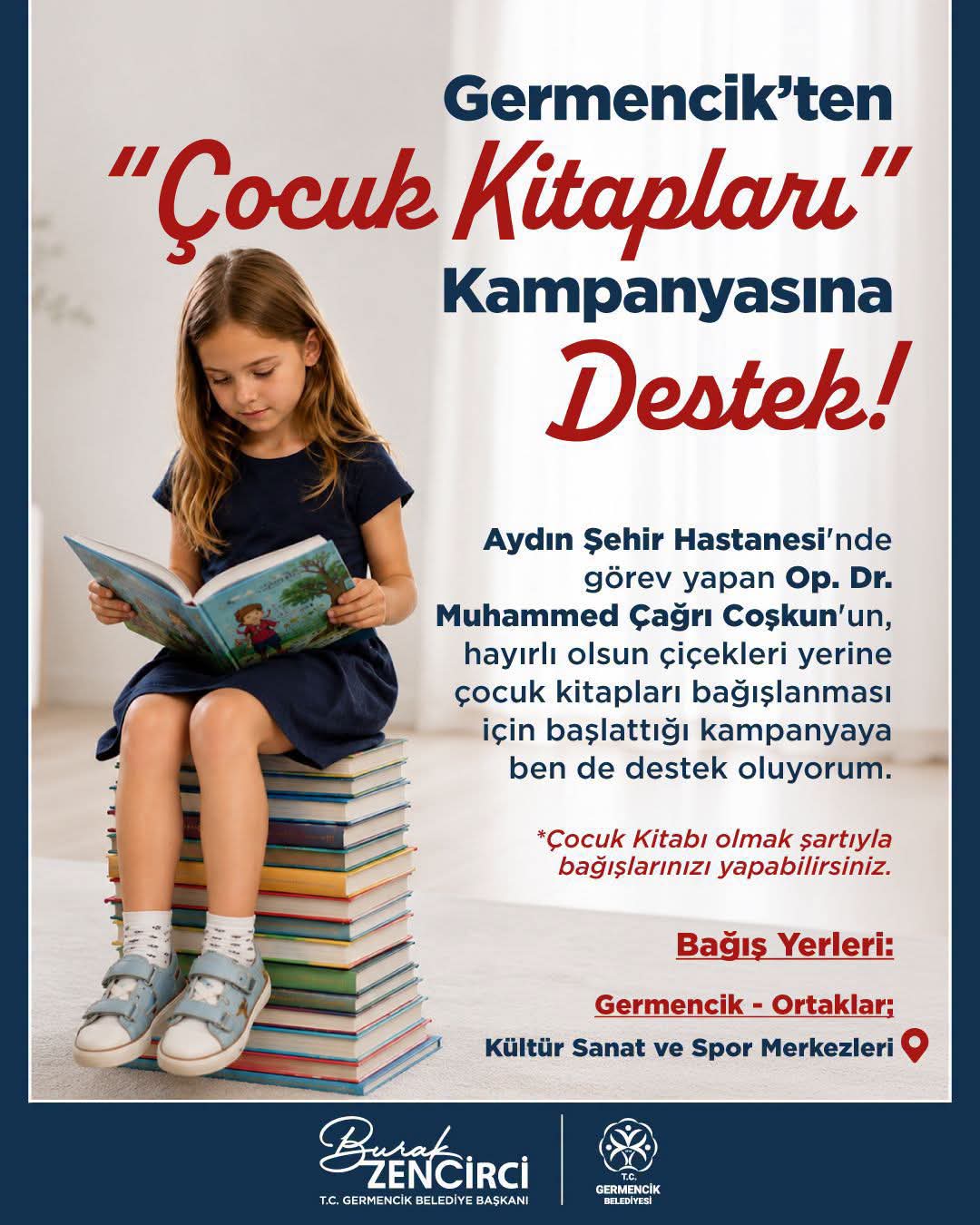 Başkan Zencirci’den Örnek Destek: Çiçek Yerine Kitap Bağışı Kampanyasına Katıldı
