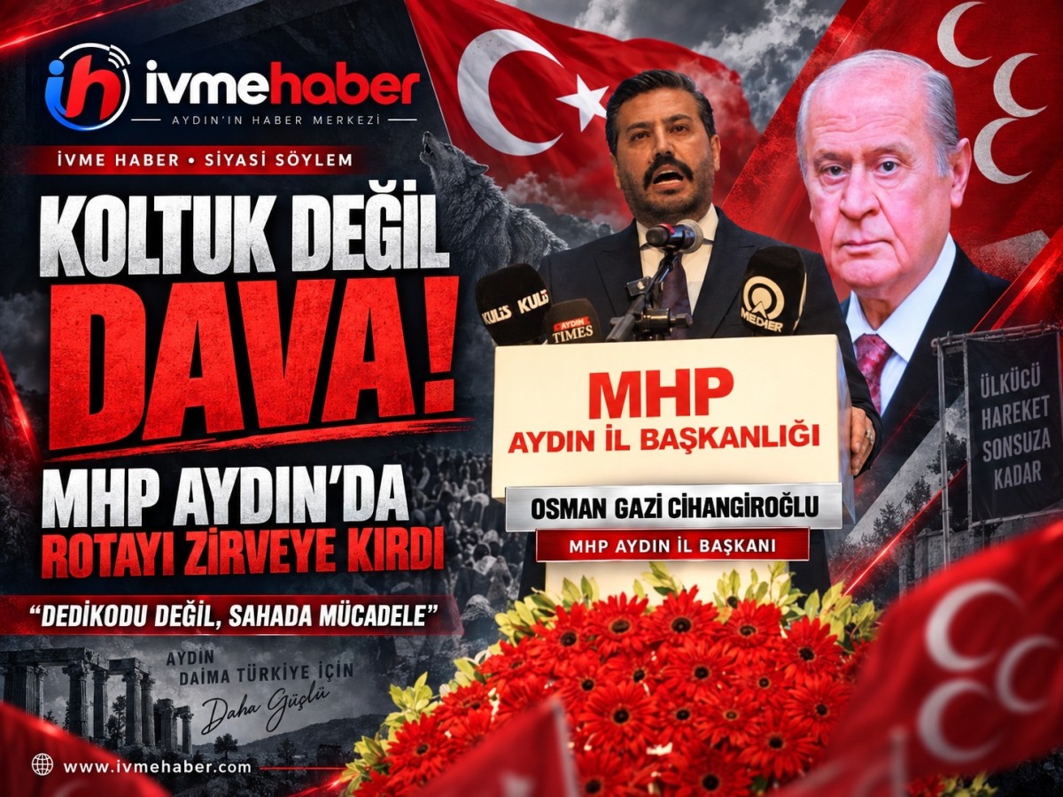 CİHANGİROĞLU AYDIN’DA ROTAYI ZİRVEYE KIRDI: “KOLTUK DEĞİL DAVA, DEDİKODU DEĞİL MÜCADELE!”