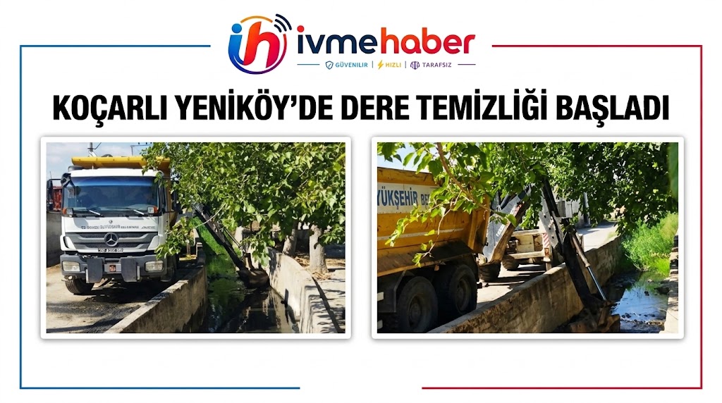 KOÇARLI YENİKÖY’DE DERE TEMİZLİĞİ BAŞLADI