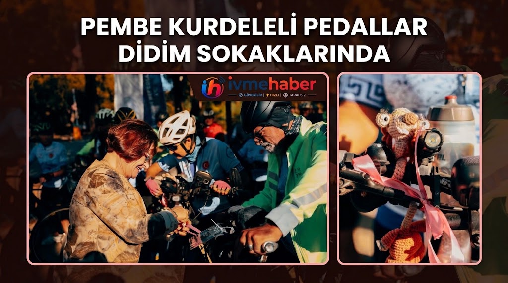 PEMBE KURDELELİ PEDALLAR DİDİM SOKAKLARINDA