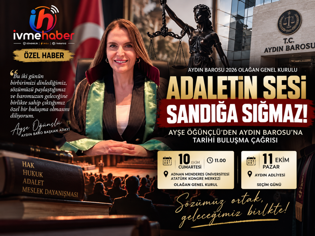 ADALETİN SESİ SANDIĞA SIĞMAZ! AYŞE ÖĞÜNÇLÜ’DEN AYDIN BAROSU’NA TARİHİ BULUŞMA ÇAĞRISI