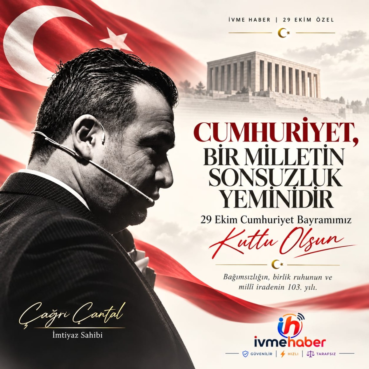 CUMHURİYET BİR TARİH DEĞİL, BİR MİLLETİN SONSUZLUK YEMİNİDİR!