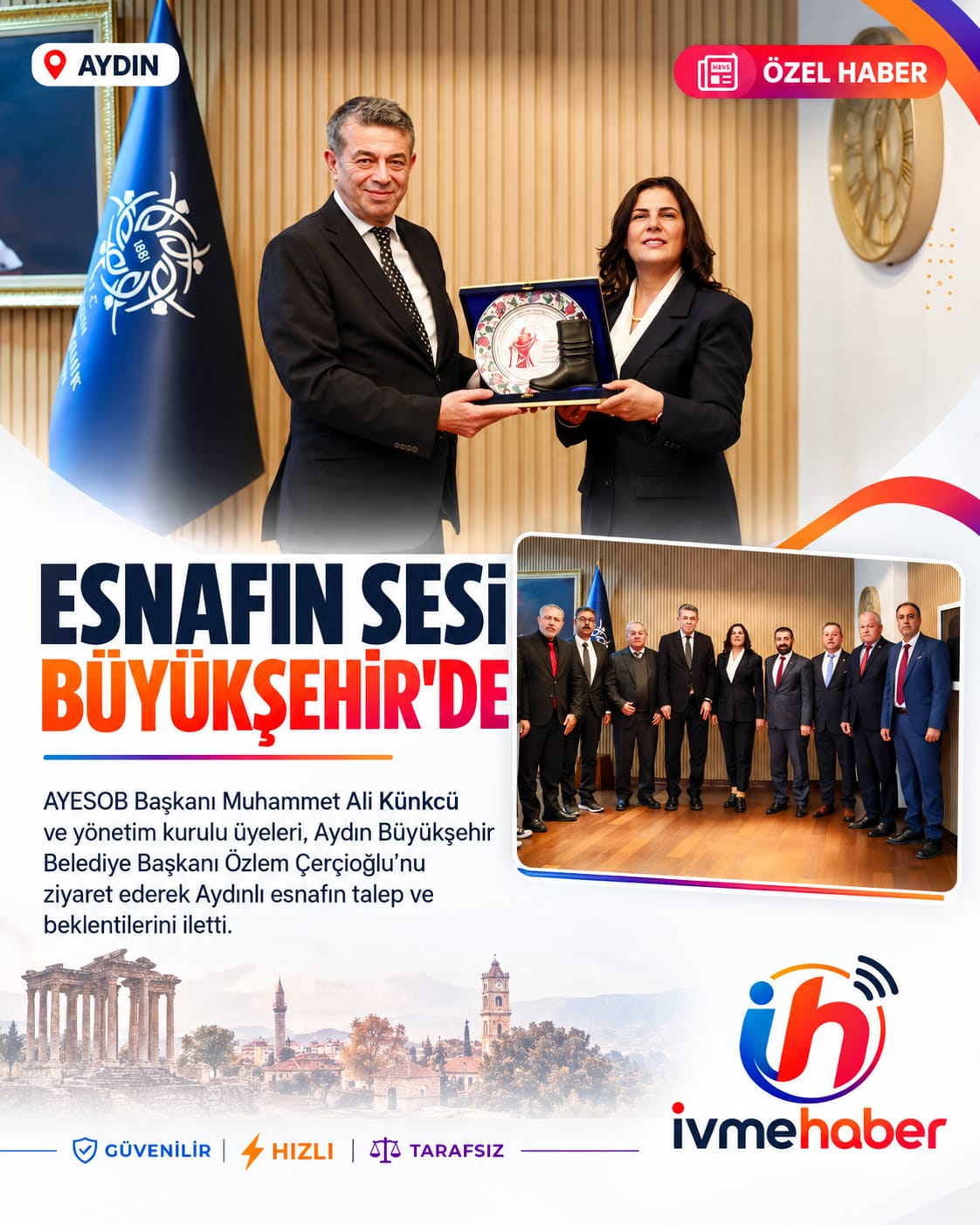 ESNAFIN SESİ BÜYÜKŞEHİR’DE YANKILANDI! KÜNKCÜ’DEN ÇERÇİOĞLU’NA GÜÇLÜ İŞ BİRLİĞİ MESAJI