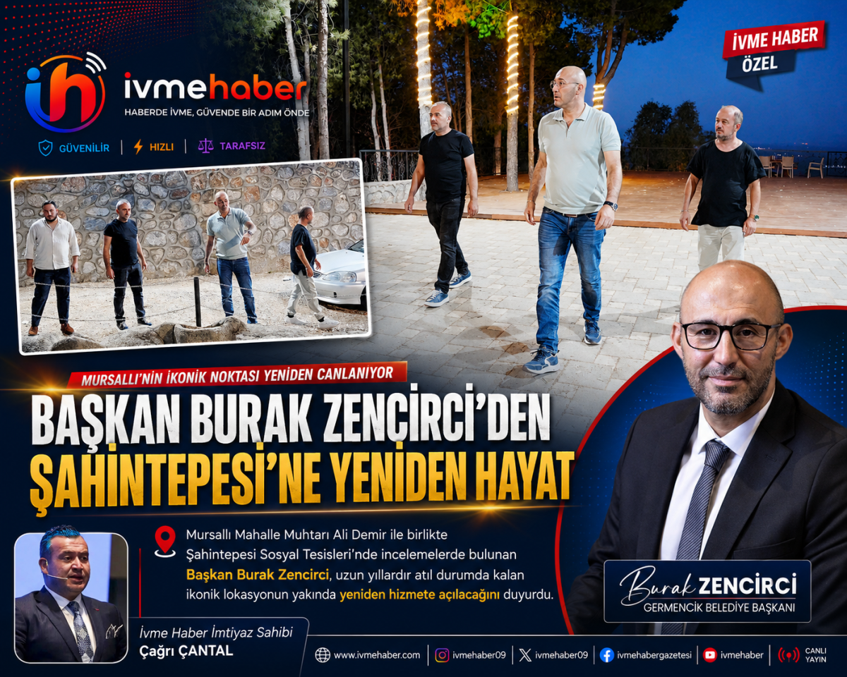 BAŞKAN BURAK ZENCİRCİ’DEN ŞAHİNTEPESİ’NE YENİDEN HAYAT: SOSYAL TESİSLER YAKINDA AÇILIYOR
