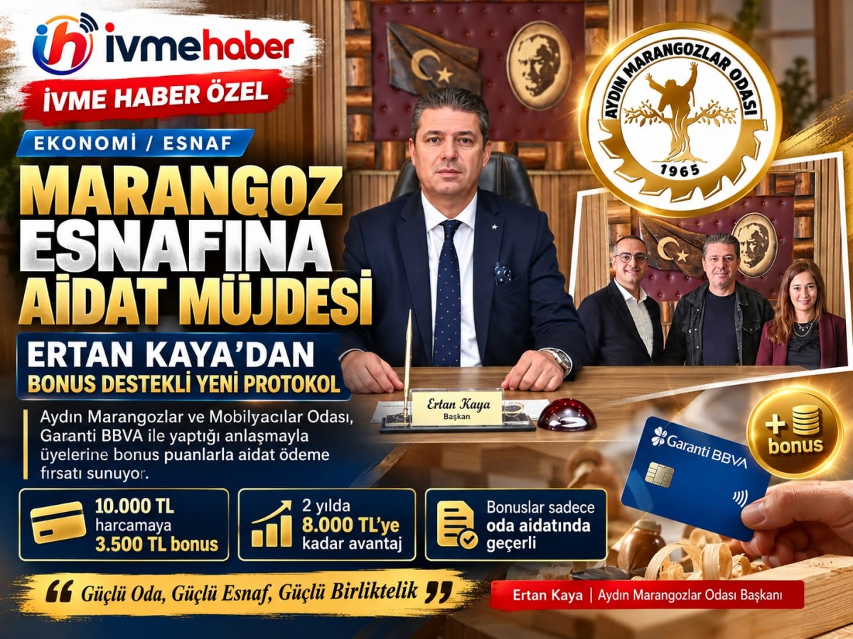 MARANGOZ ESNAFINA BANKADAN BONUS, ODADAN MÜJDE! ERTAN KAYA’DAN AİDAT YÜKÜNÜ HAFİFLETECEK HAMLE