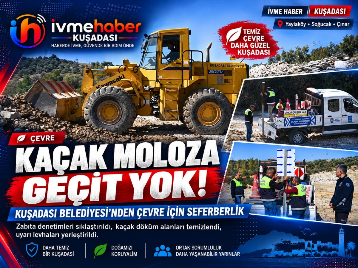 DOĞAYI ÇÖPLÜĞE ÇEVİRENLERE KUŞADASI’NDAN GEÇİT YOK! DEMİRTAŞ DÖNEMİNDE MOLOZ TERÖRÜNE TOPYEKÛN MÜCADELE