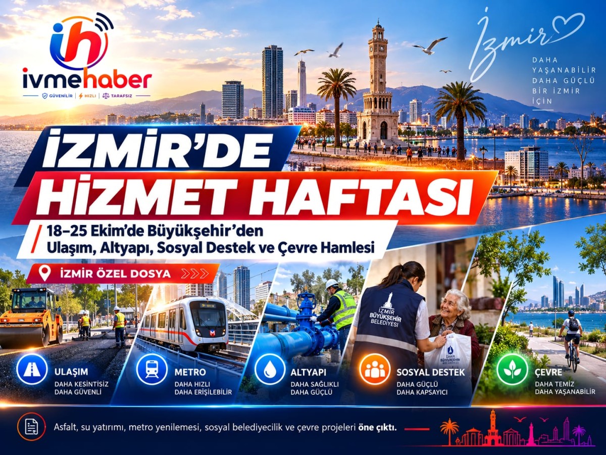 İZMİR’DE BİR HAFTAYA SIĞAN DEV HİZMET DOSYASI! ASFALTTAN SUYA, METRODAN SOSYAL DESTEĞE BÜYÜKŞEHİR’İN 8 GÜNLÜK KARNESİ