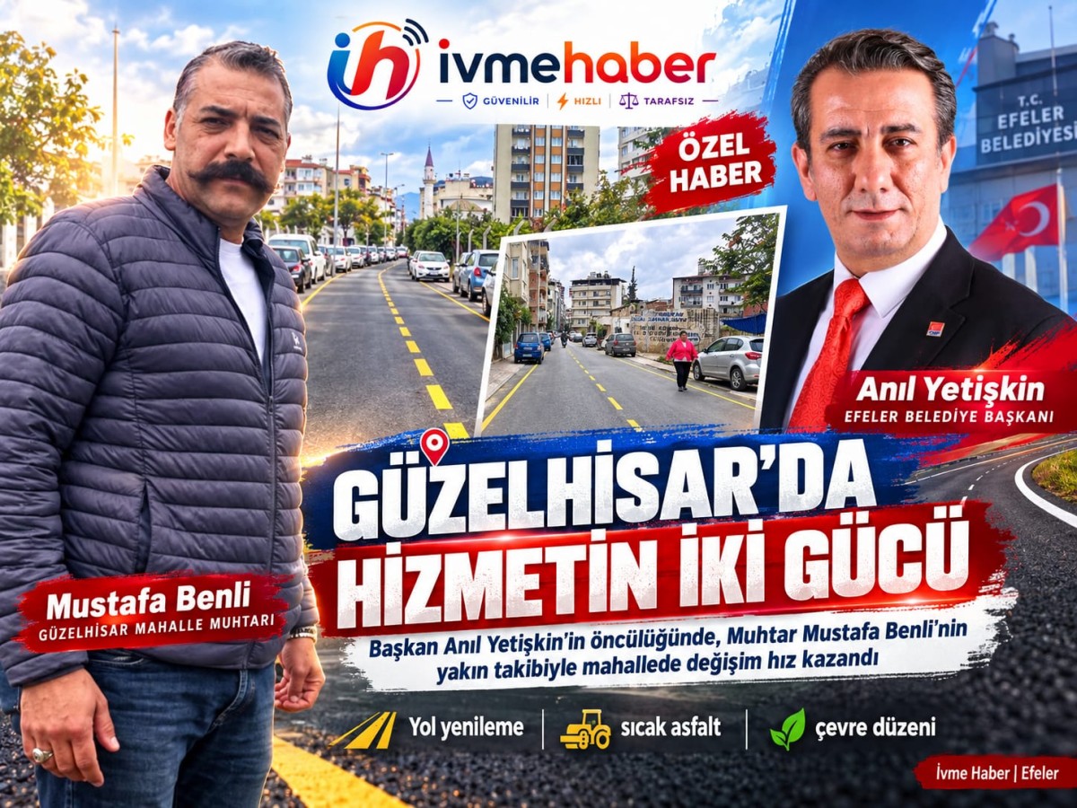 GÜZELHİSAR’DA İKİ İSİM, TEK HEDEF! ANIL YETİŞKİN’İN HİZMET HAMLESİ, MUHTAR MUSTAFA BENLİ’NİN SAHA TAKİBİYLE MAHALLEYİ DEĞİŞTİRİYOR!