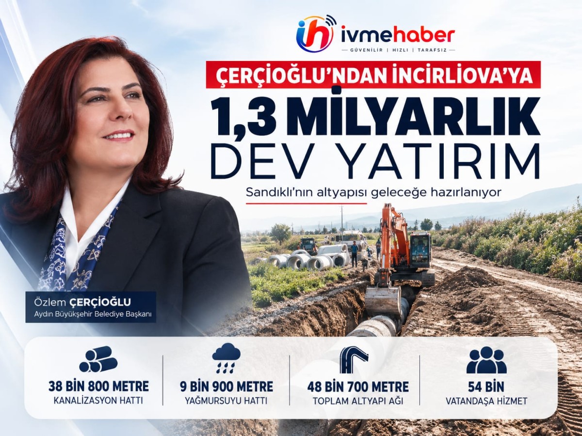 ÇERÇİOĞLU’NDAN İNCİRLİOVA’NIN GELECEĞİNE 1,3 MİLYARLIK İMZA: YERİN ALTINDA DEV YATIRIM, ÜSTÜNDE GÜÇLÜ AYDIN!
